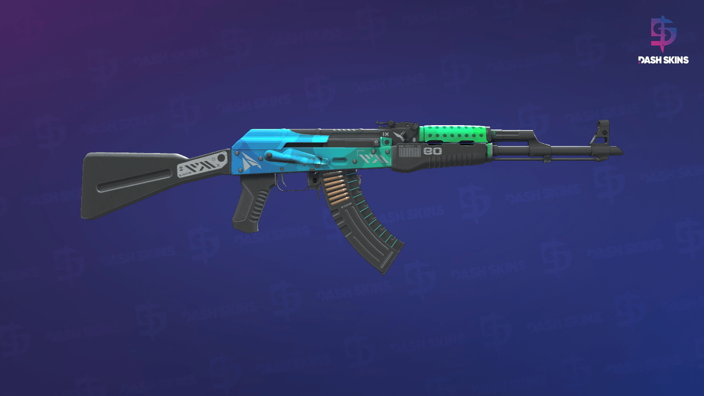 AK-47 | Ice Coaled (Factory New) - Backside Screenshot