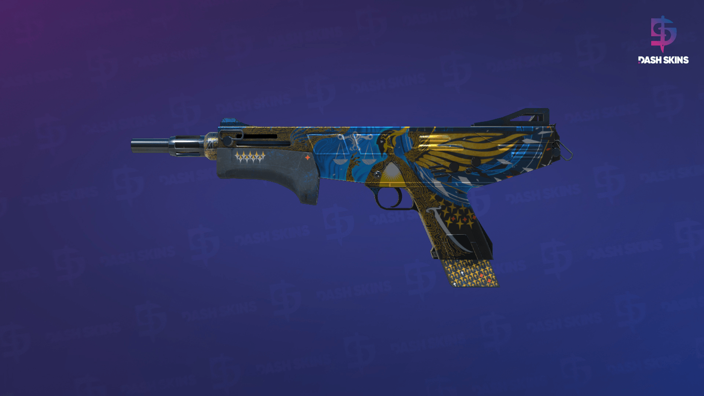 MAG-7 | Justice (Minimal Wear) - Frontside Screenshot