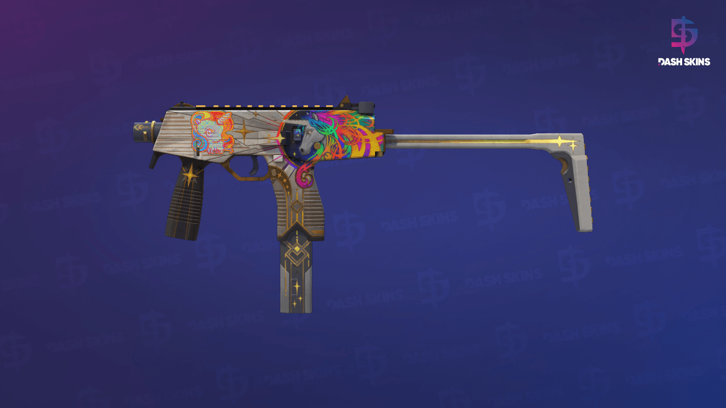 MP9 | Starlight Protector (Field-Tested) - Frontside Screenshot
