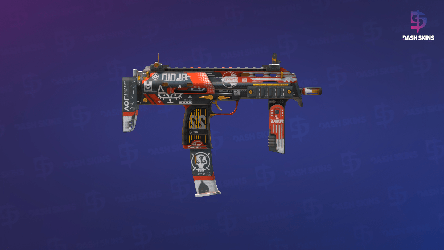 StatTrak™ MP7 | Bloodsport (Field-Tested) - Backside Screenshot
