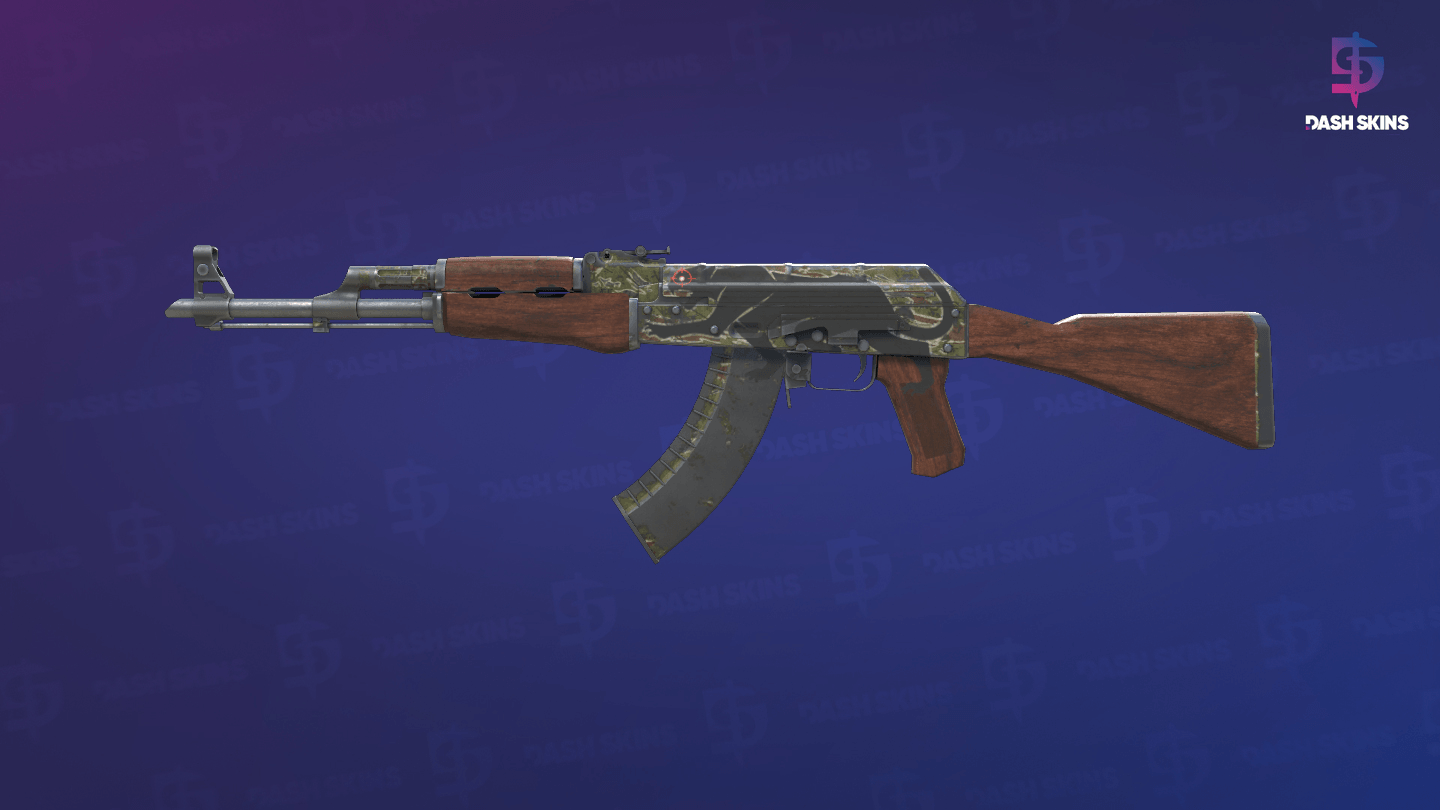 AK-47 | Jaguar (Battle-Scarred) - Frontside Screenshot