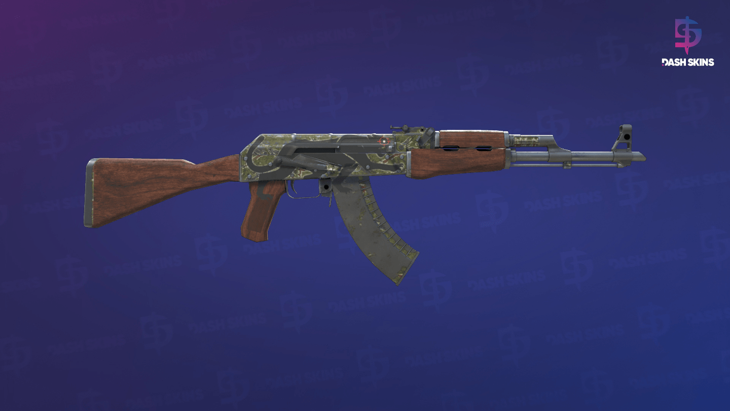 AK-47 | Jaguar (Battle-Scarred) - Backside Screenshot