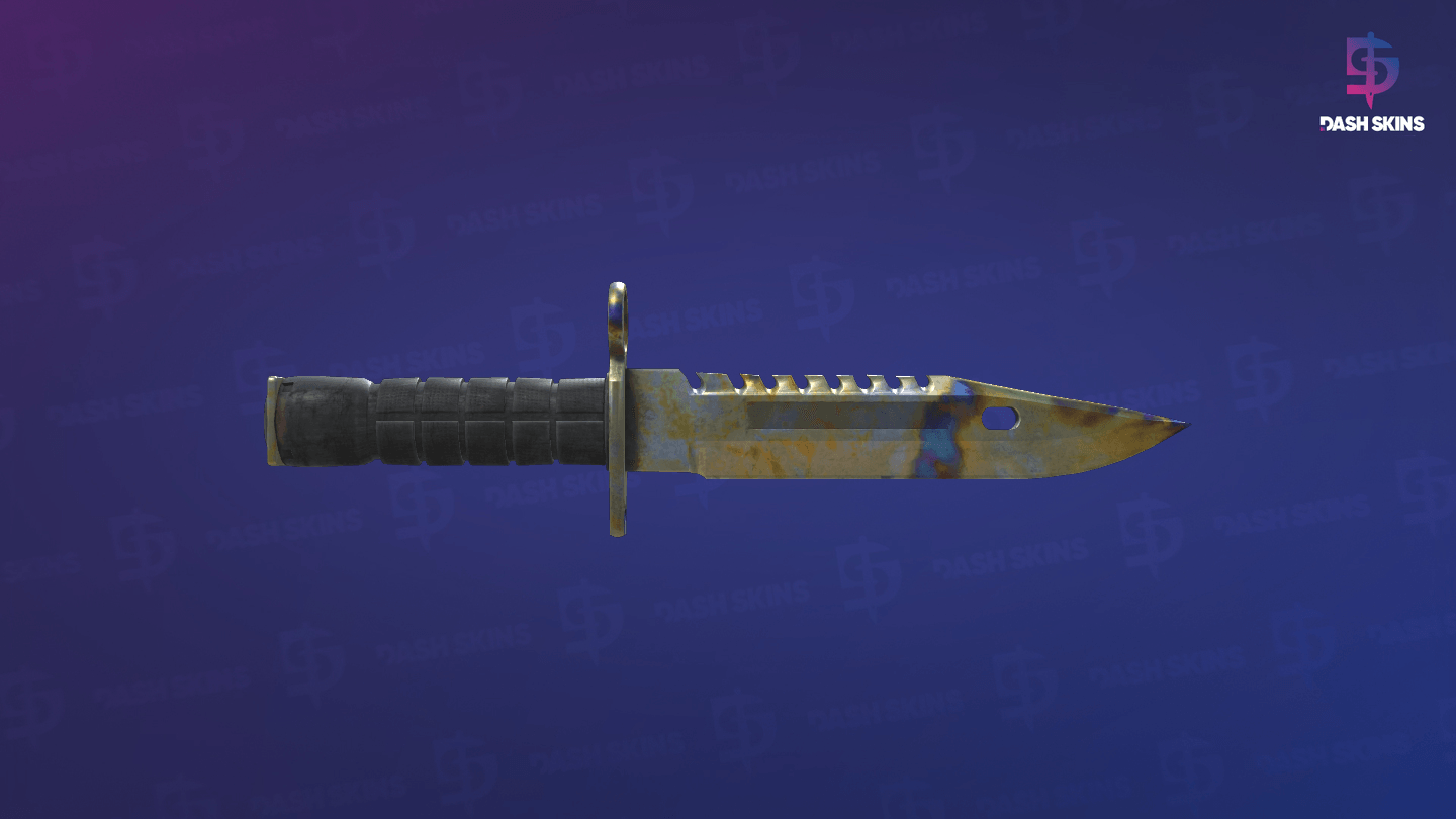 ★ M9 Bayonet | Case Hardened (Well-Worn) - Frontside Screenshot
