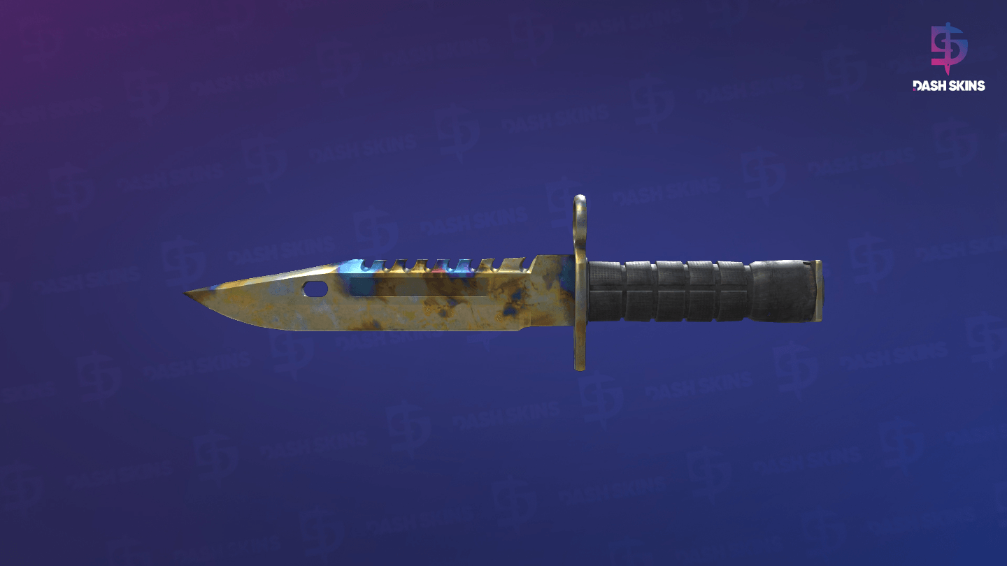 ★ M9 Bayonet | Case Hardened (Well-Worn) - Backside Screenshot