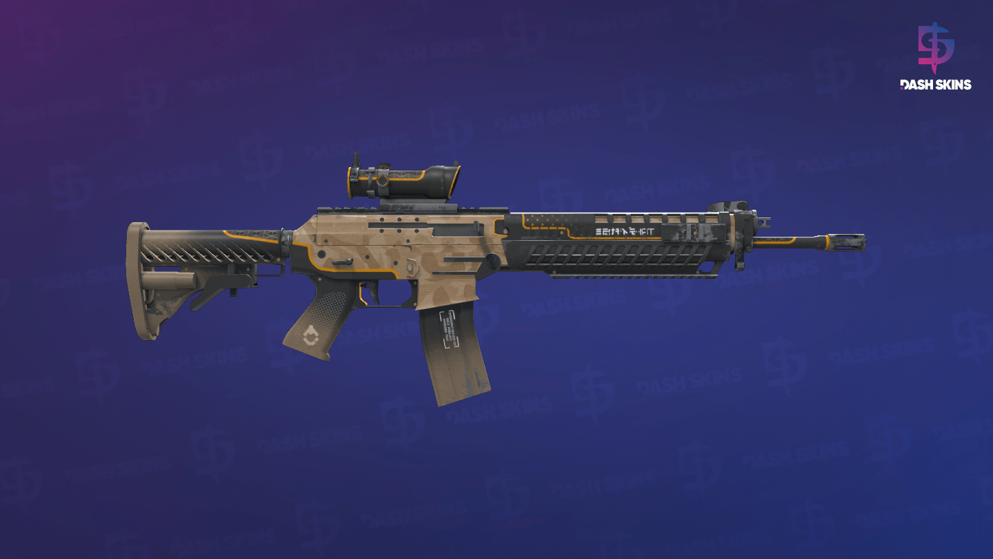 SG 553 | Triarch (Minimal Wear) - Backside Screenshot