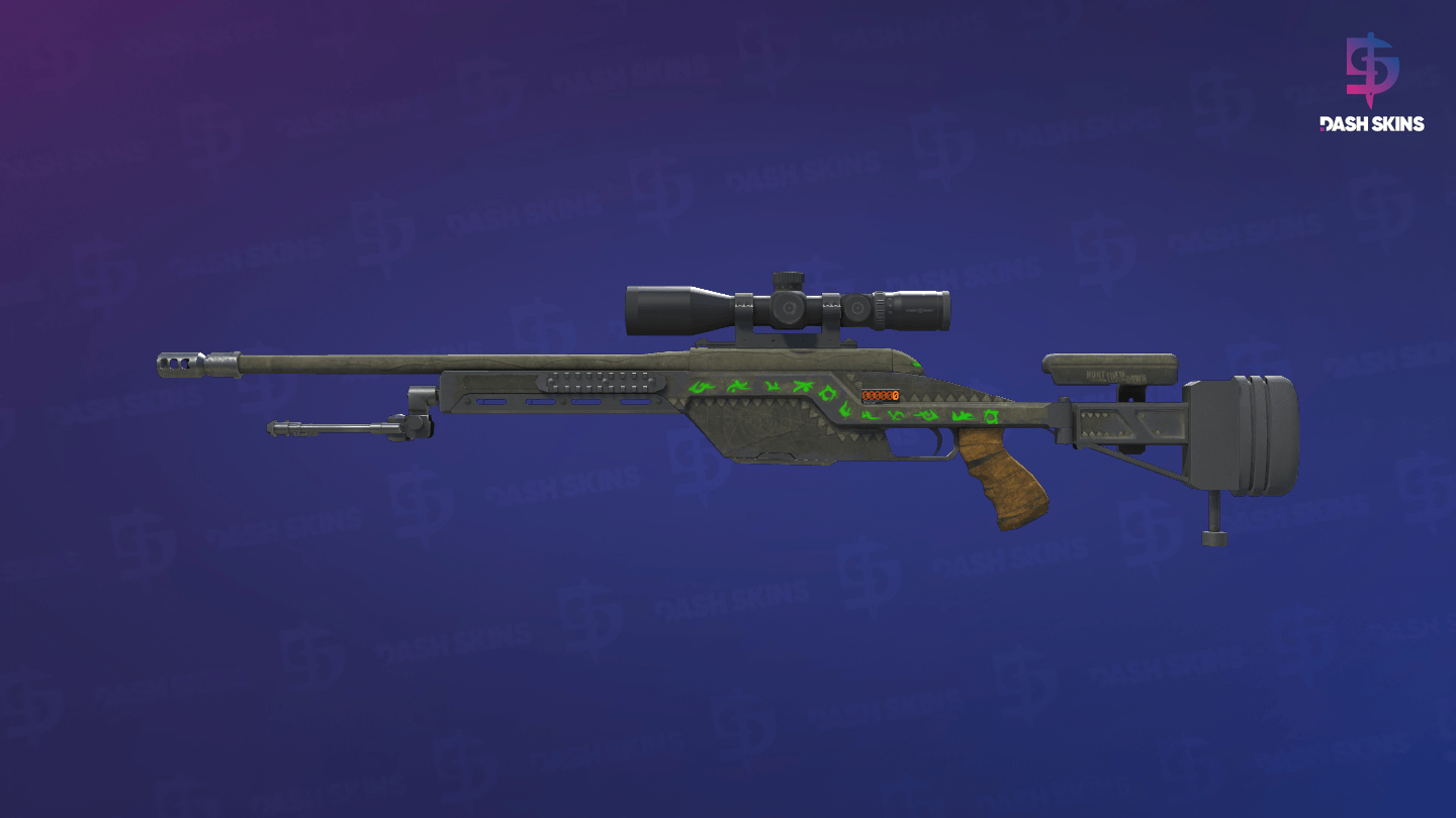 StatTrak™ SSG 08 | Necropos (Well-Worn) - Frontside Screenshot