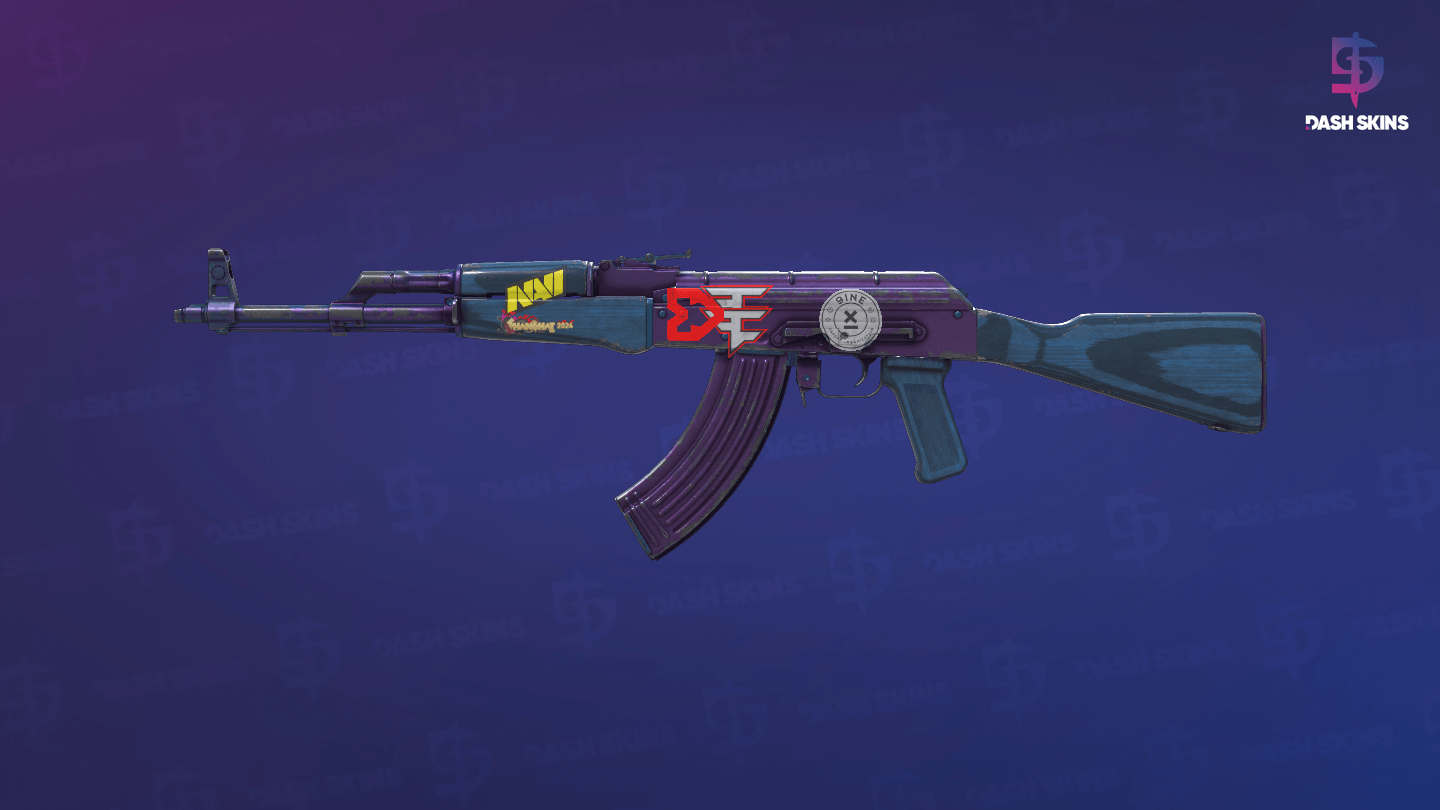 Comprar AK-47 | Lâmina da Meia-Noite (Bem Desgastada) CS2 | Receba