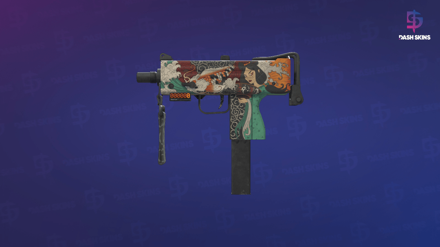 StatTrak™ MAC-10 | Allure (Field-Tested) - Frontside Screenshot