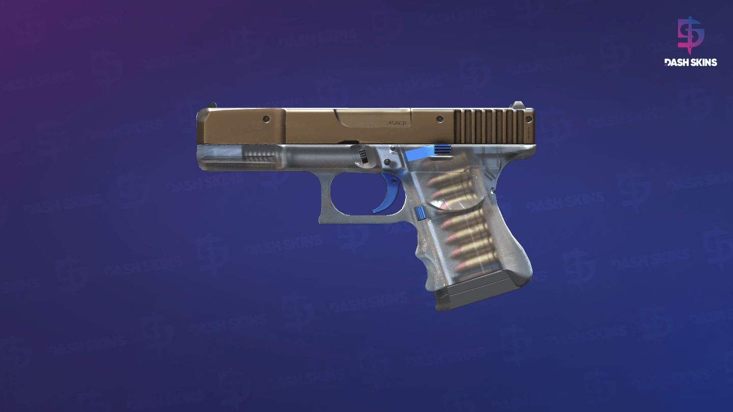 Glock-18 | Clear Polymer (Factory New) - Frontside Screenshot