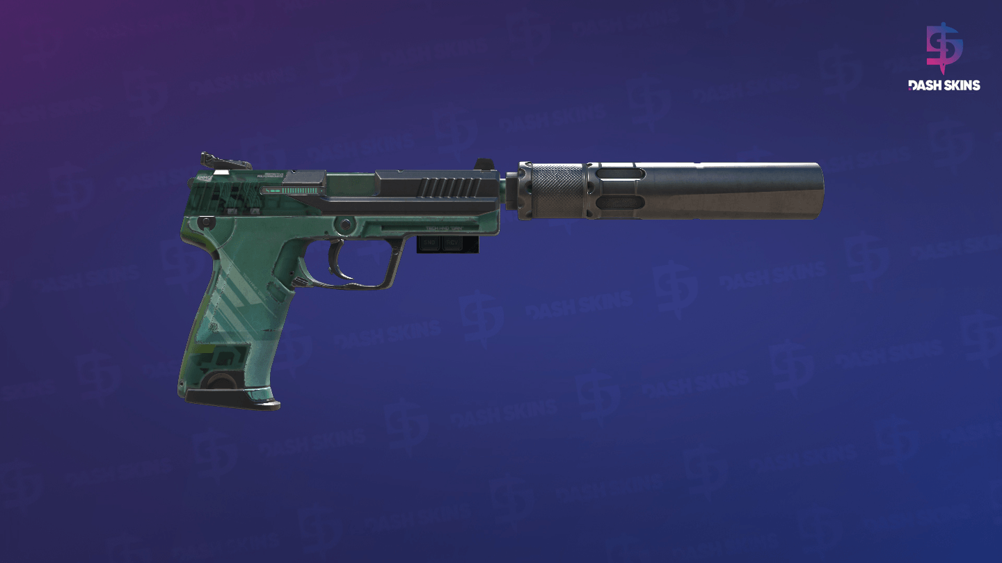 StatTrak™ USP-S | PC-GRN (Well-Worn) - Backside Screenshot