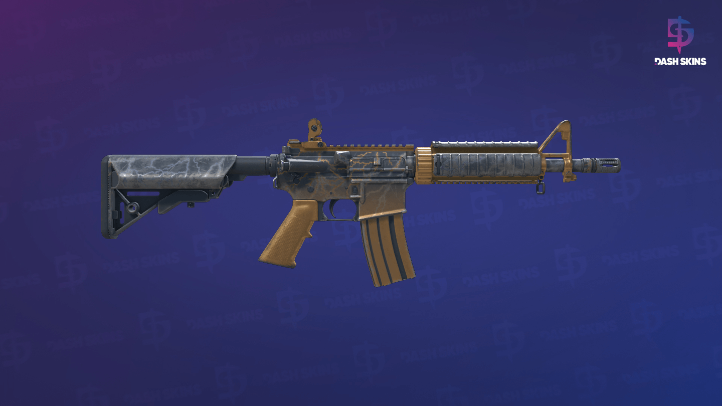 M4A4 | Sheet Lightning (Field-Tested) - Backside Screenshot