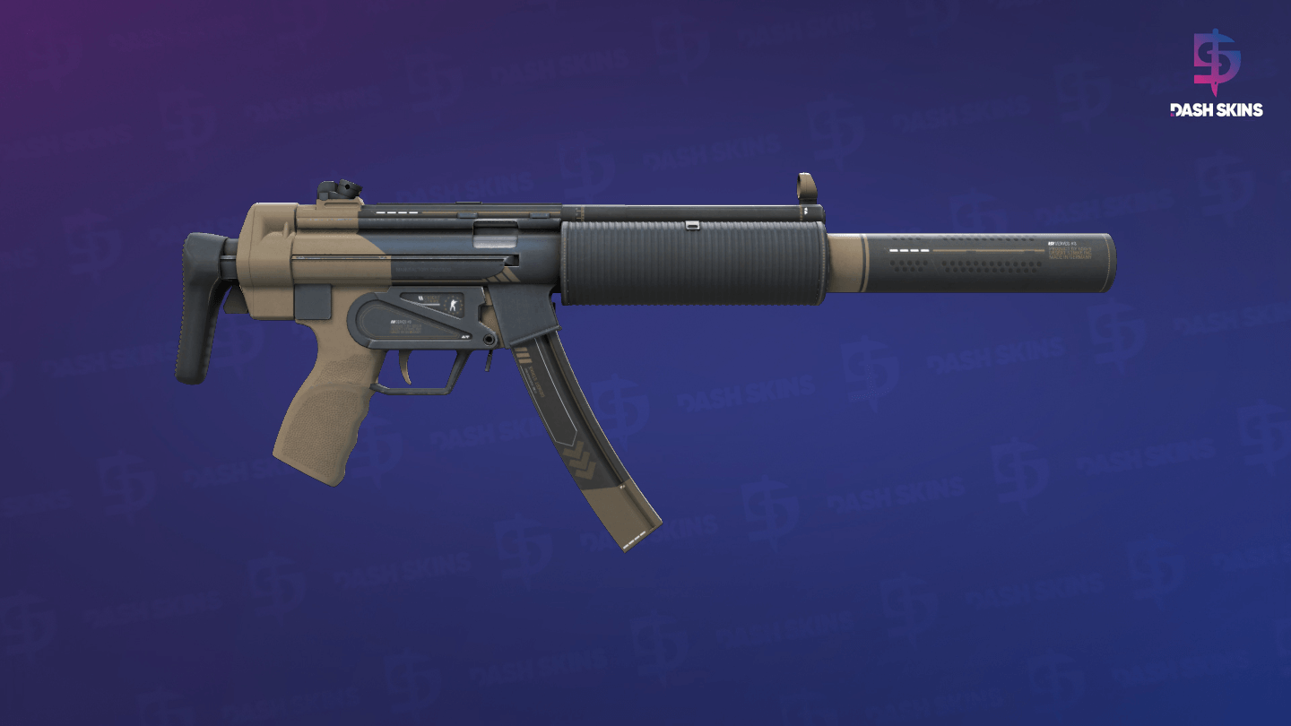 MP5-SD | Desert Strike (Field-Tested) - Backside Screenshot