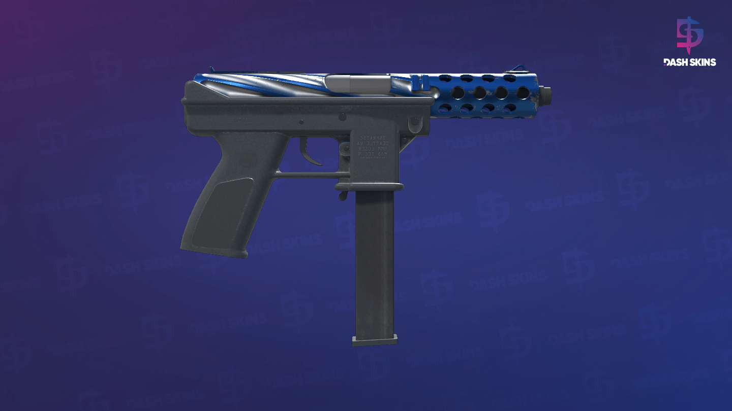 StatTrak™ Tec-9 | Titanium Bit (Factory New) - Backside Screenshot