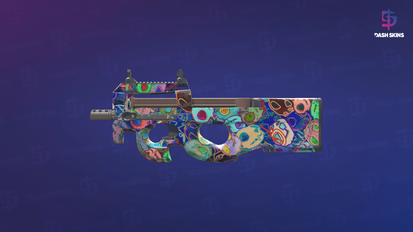P90 | Death by Kitty (Field-Tested) - Frontside Screenshot