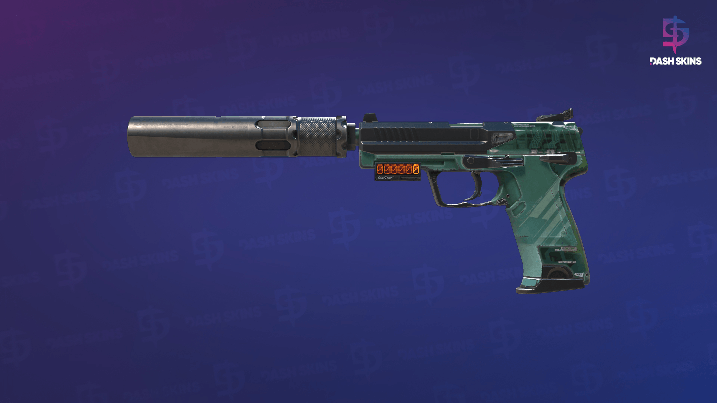 StatTrak™ USP-S | PC-GRN (Field-Tested) - Frontside Screenshot
