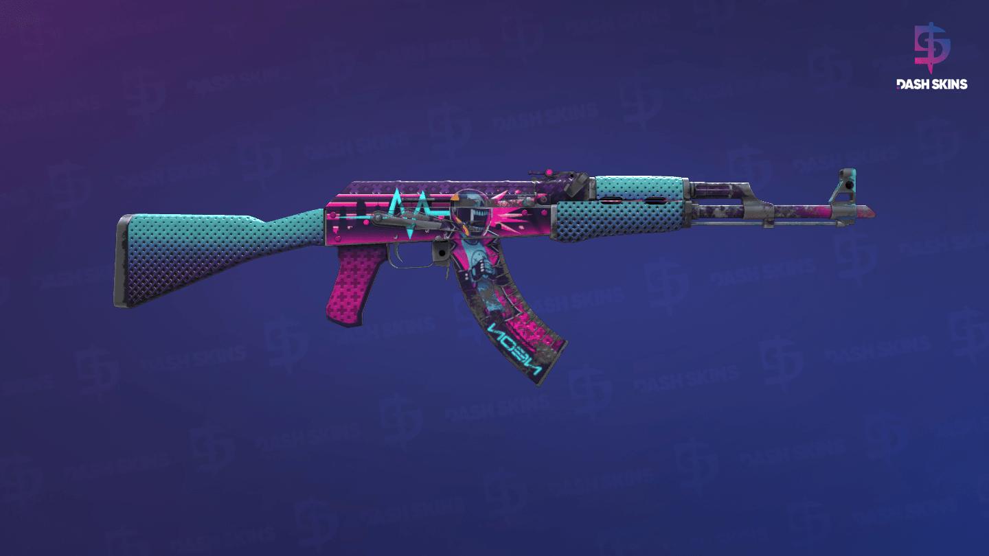 AK-47 | Piloto Neon - Backside Screenshot