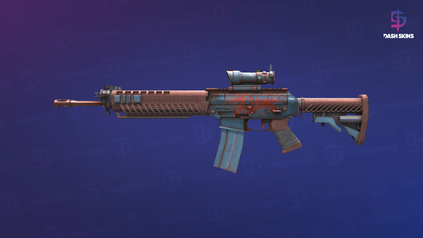 SG 553 | Ol' Rusty (Minimal Wear) - Frontside Screenshot
