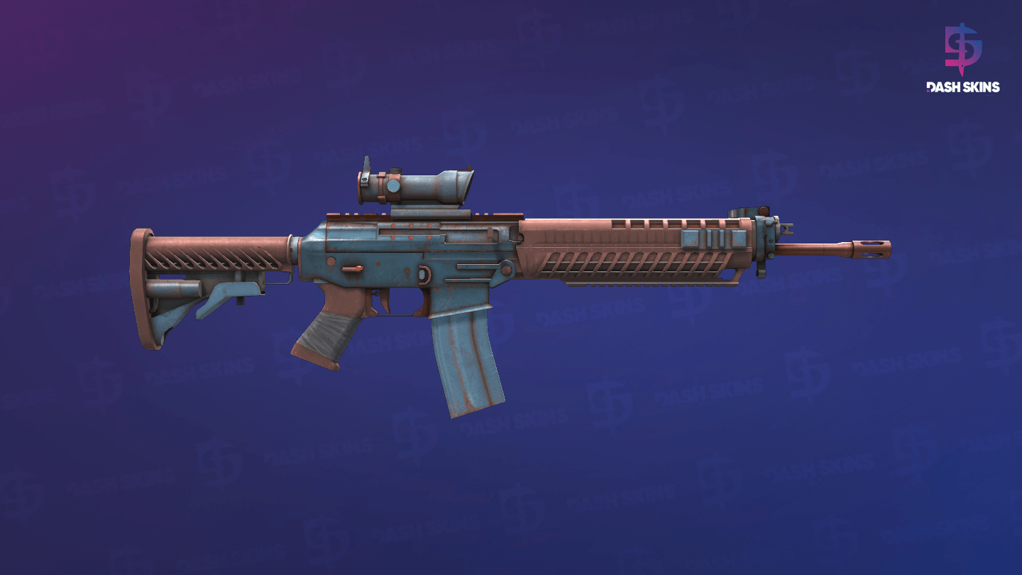 SG 553 | Ol' Rusty (Minimal Wear) - Backside Screenshot