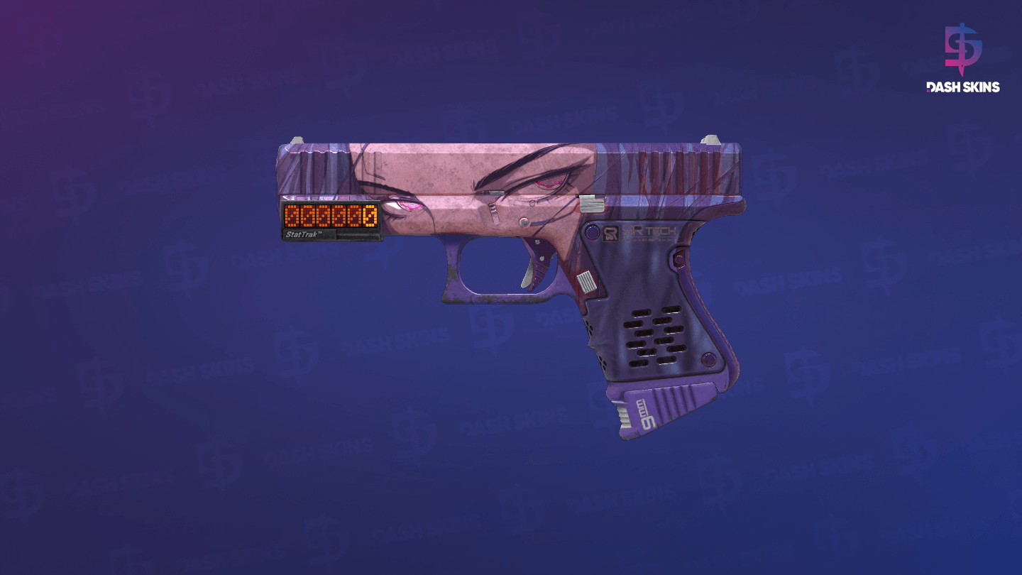 StatTrak™ Glock-18 | Shinobu (Battle-Scarred) - Frontside Screenshot
