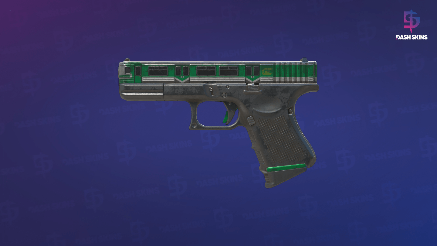 Glock-18 | Green Line (Field-Tested) - Frontside Screenshot