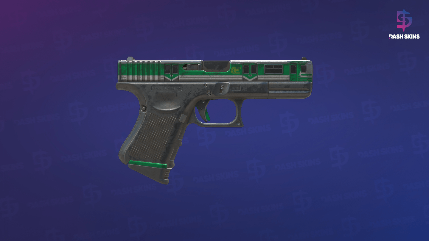 Glock-18 | Green Line (Field-Tested) - Backside Screenshot