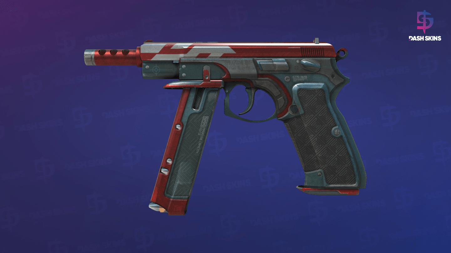 CZ75-Auto | Açor Vermelho - Frontside Screenshot
