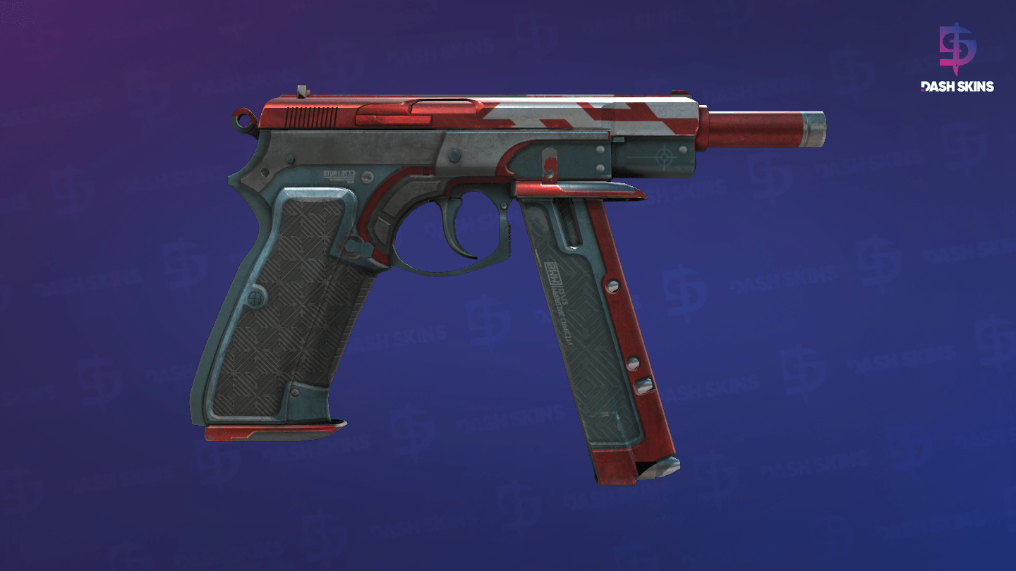 CZ75-Auto | Açor Vermelho - Backside Screenshot