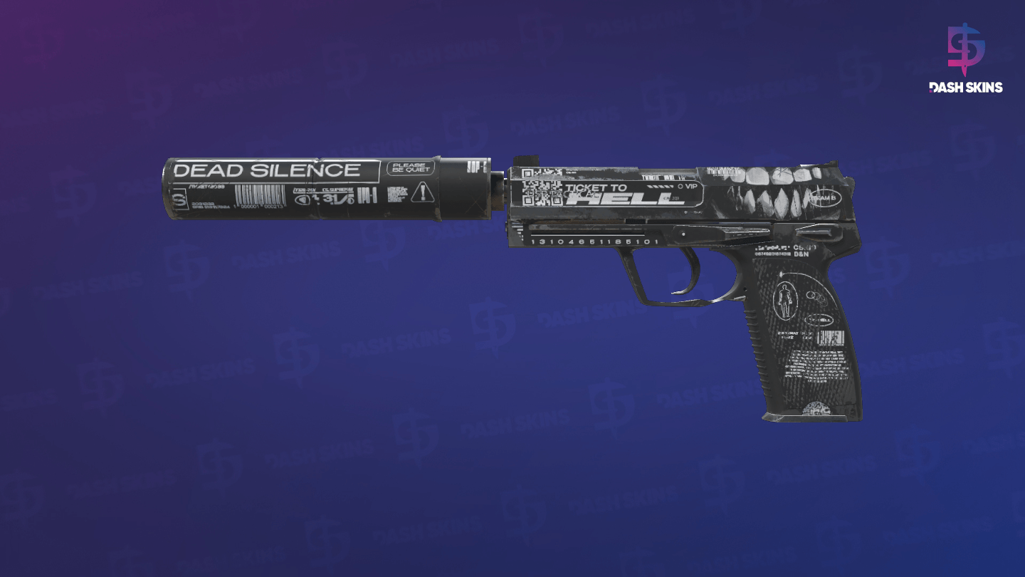 USP-S | Ticket to Hell (Field-Tested) - Frontside Screenshot