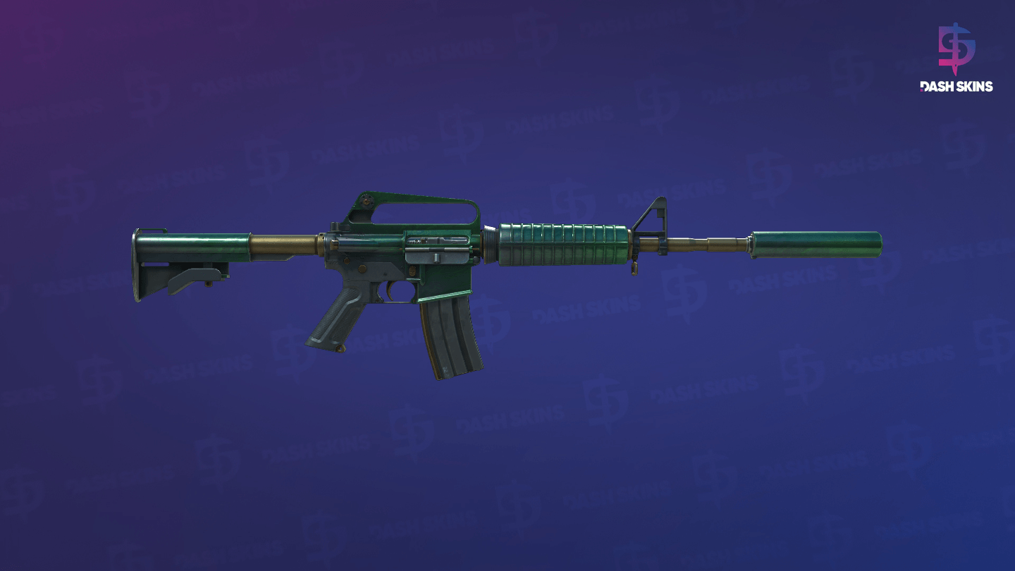 M4A1-S | Electrum (Battle-Scarred) - Backside Screenshot