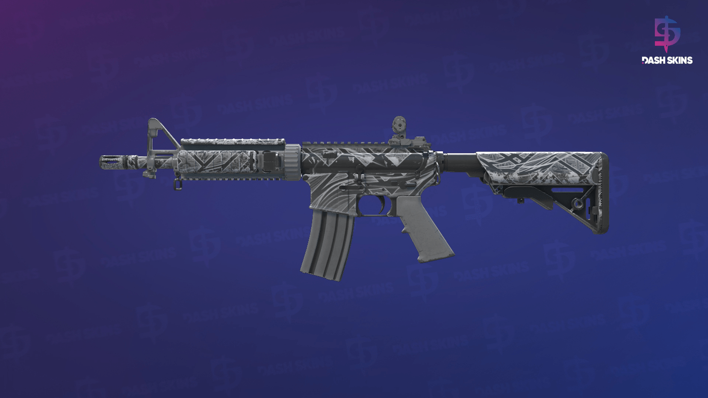 M4A4 | Aeolian Dark (Field-Tested) - Frontside Screenshot