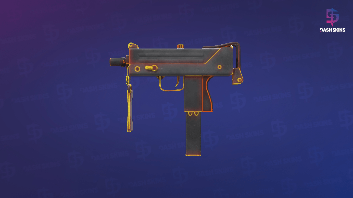 MAC-10 | Heat (Minimal Wear) - Frontside Screenshot