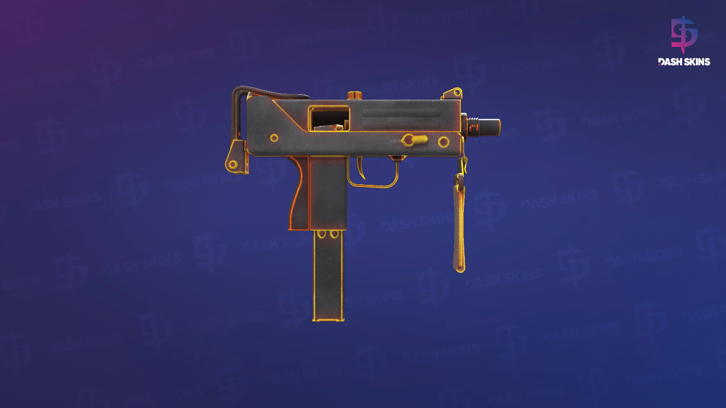 MAC-10 | Heat (Minimal Wear) - Backside Screenshot