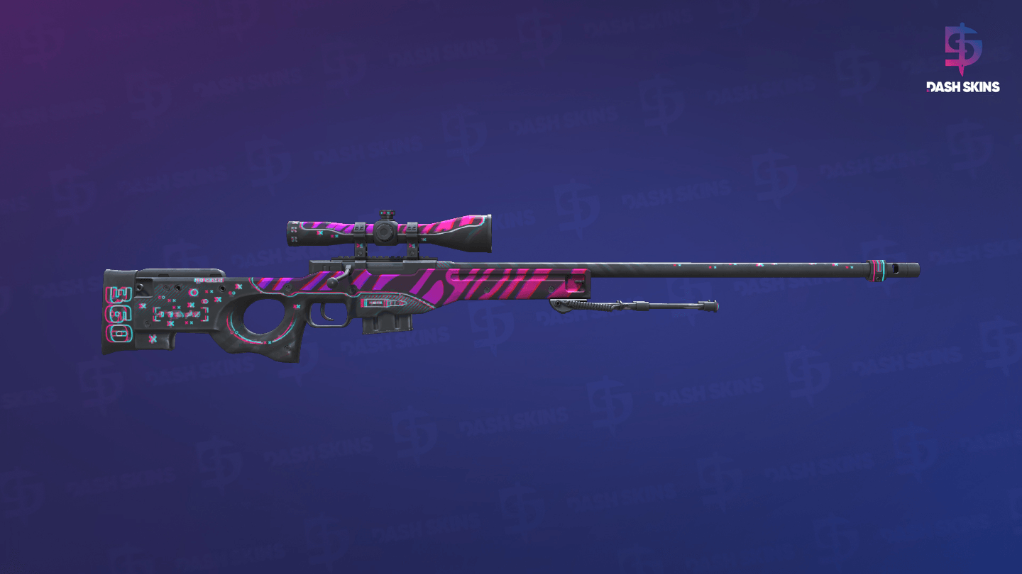 AWP | Chromatic Aberration (Minimal Wear) - Backside Screenshot