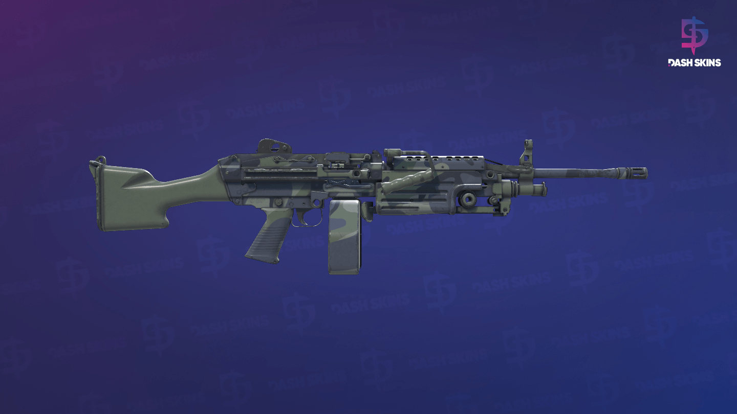 M249 | Sage Camo (Field-Tested) - Backside Screenshot