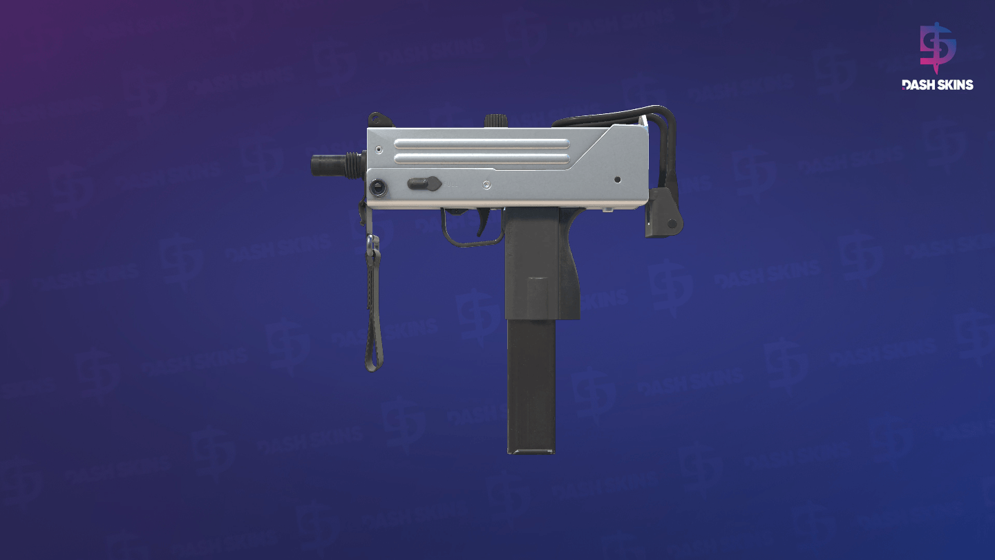 MAC-10 | Silver (Factory New) - Frontside Screenshot