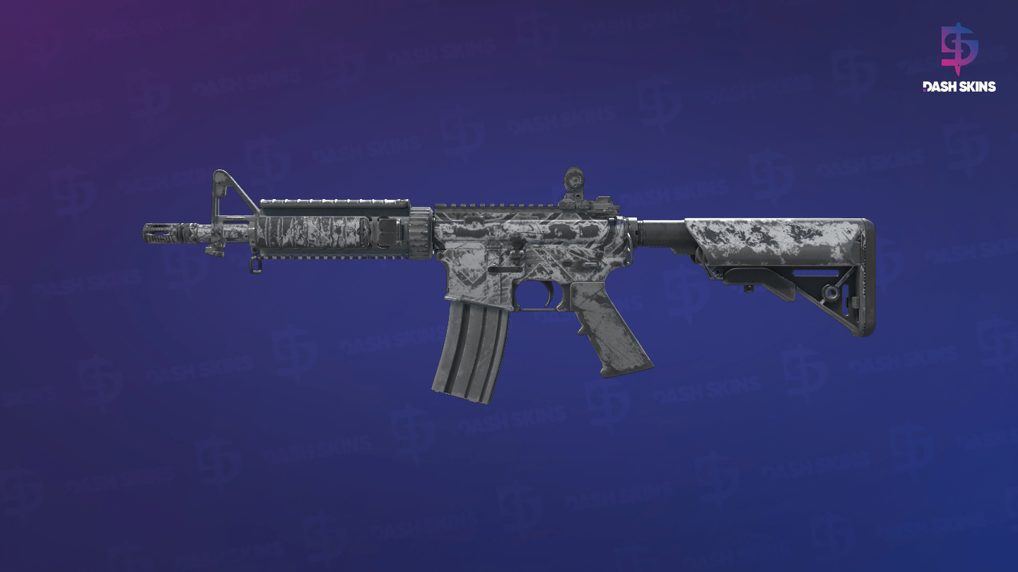 M4A4 | Aeolian Dark (Well-Worn) - Frontside Screenshot