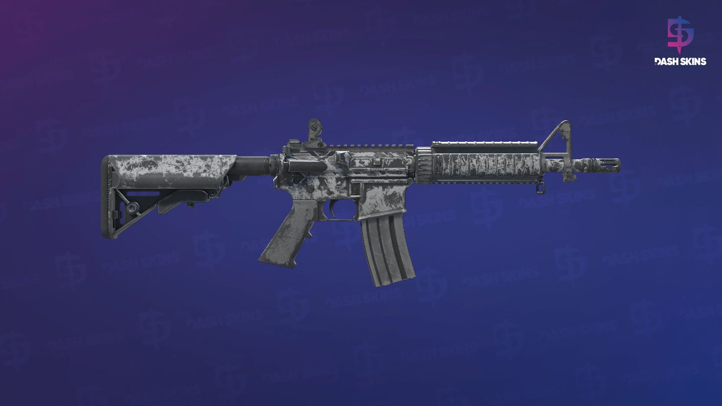 M4A4 | Aeolian Dark (Well-Worn) - Backside Screenshot