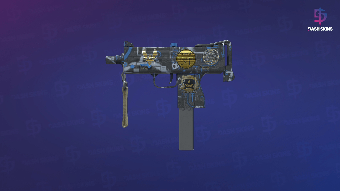 Souvenir MAC-10 | Strats (Minimal Wear) - Frontside Screenshot