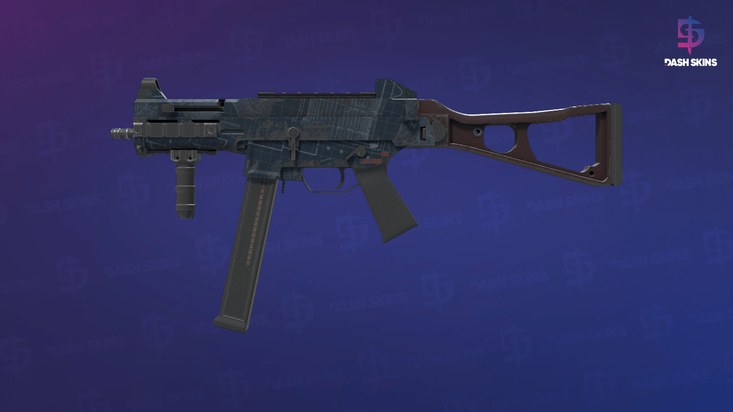 UMP-45 | Facility Dark (Field-Tested) - Frontside Screenshot