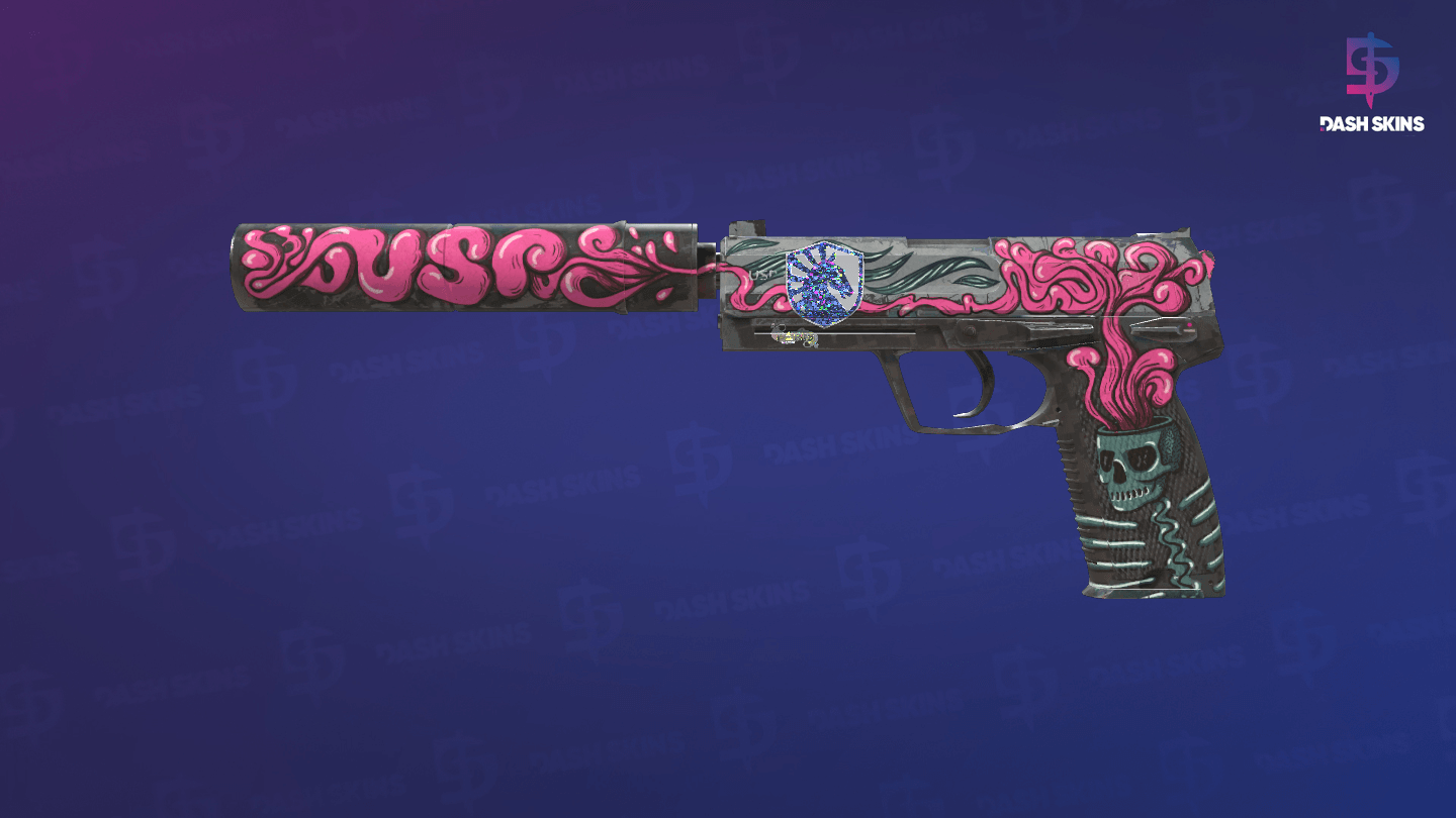USP-S | Cortex (Well-Worn) - Frontside Screenshot