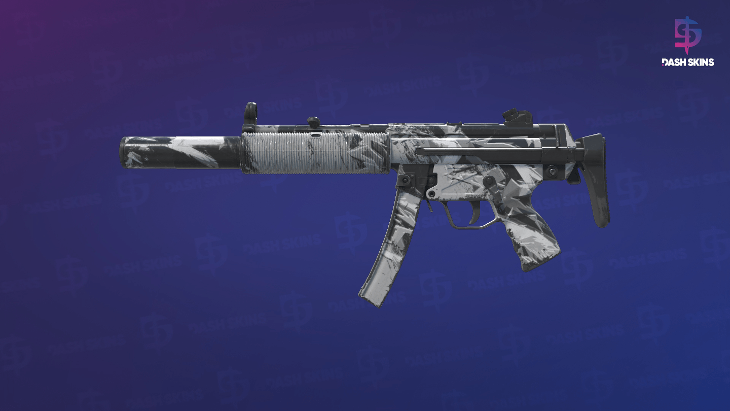 MP5-SD | Snow Splash (Field-Tested) - Frontside Screenshot