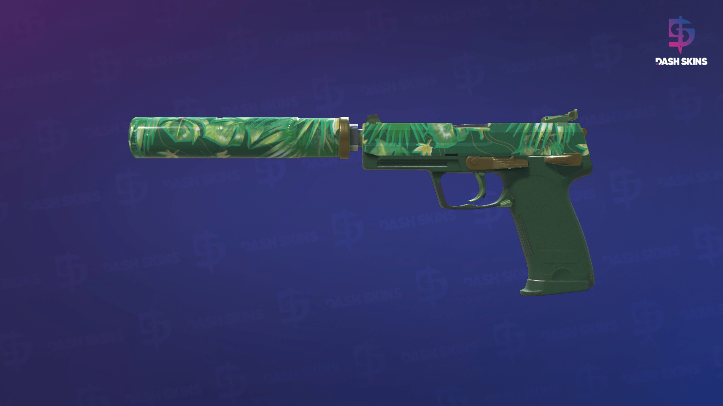USP-S | Tropical Breeze (Field-Tested) - Frontside Screenshot