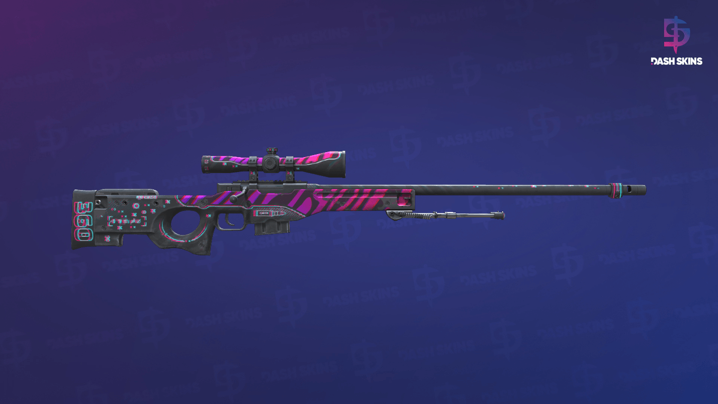 AWP | Chromatic Aberration (Field-Tested) - Backside Screenshot