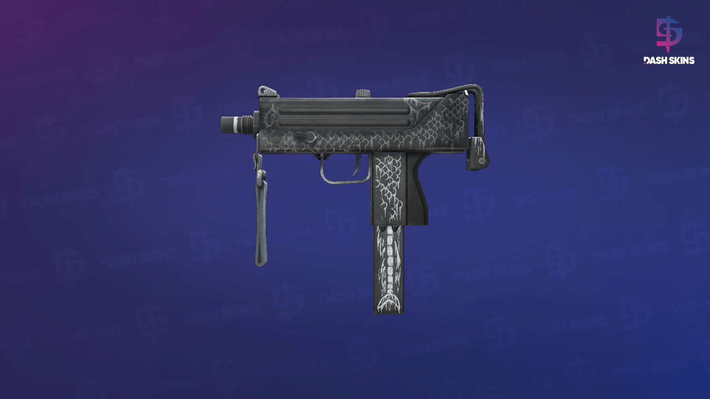 MAC-10 | Whitefish (Well-Worn) - Frontside Screenshot