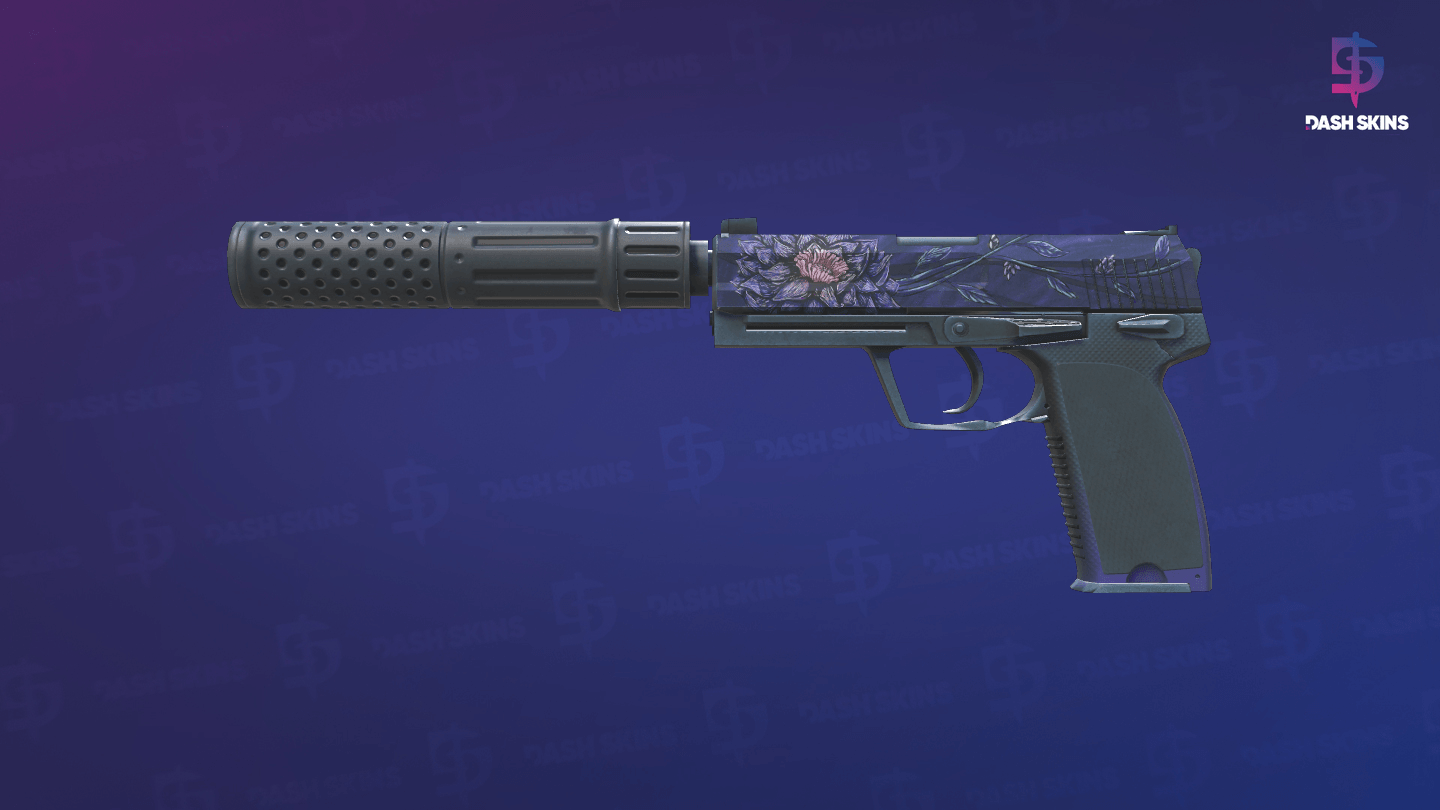 USP-S | Black Lotus (Minimal Wear) - Frontside Screenshot