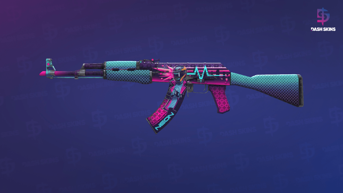 AK-47 | Neon Rider (Field-Tested) - Frontside Screenshot