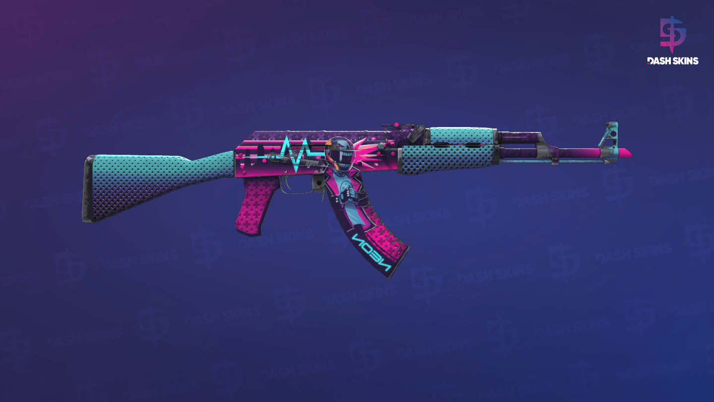 AK-47 | Neon Rider (Field-Tested) - Backside Screenshot
