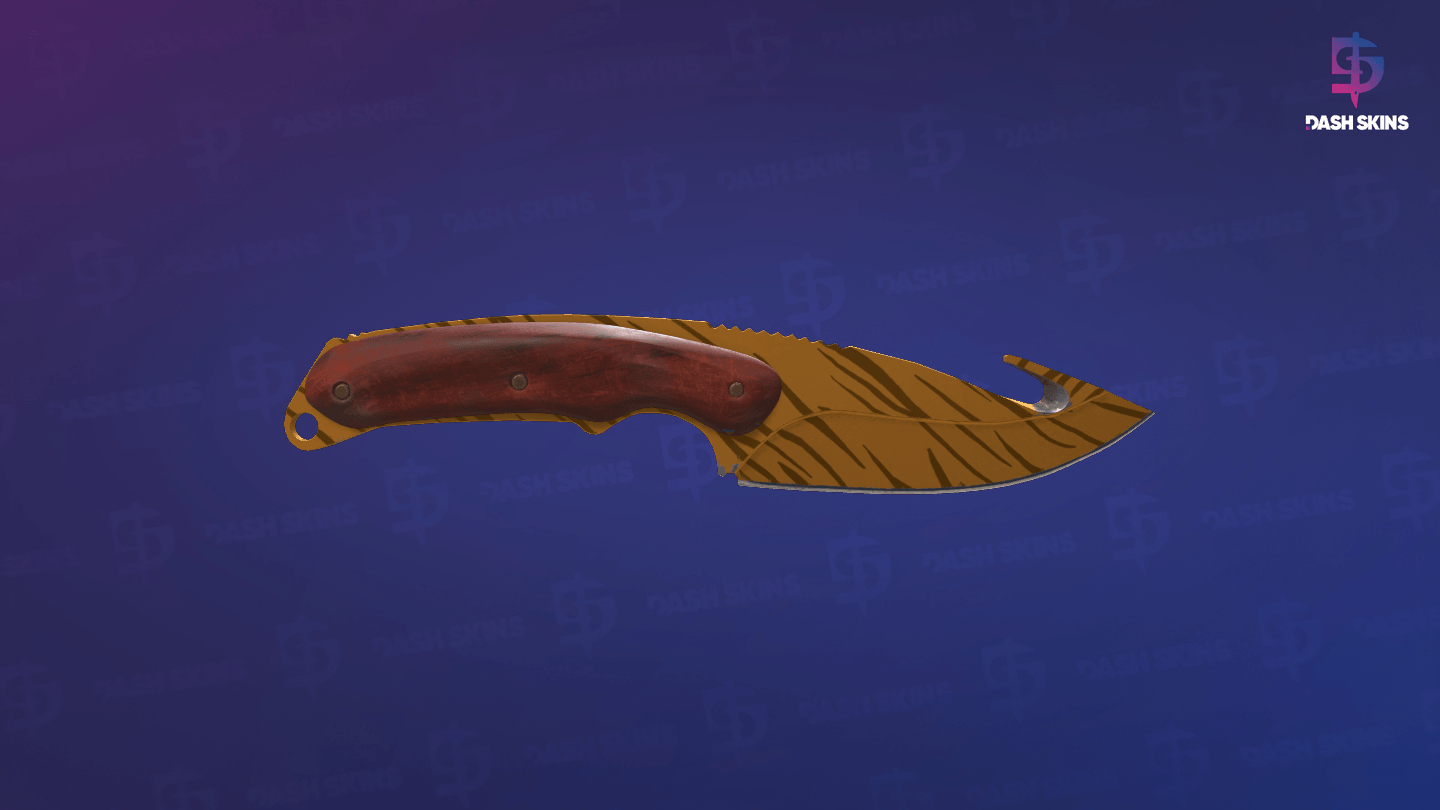 ★ Gut Knife | Tiger Tooth (Factory New) - Frontside Screenshot