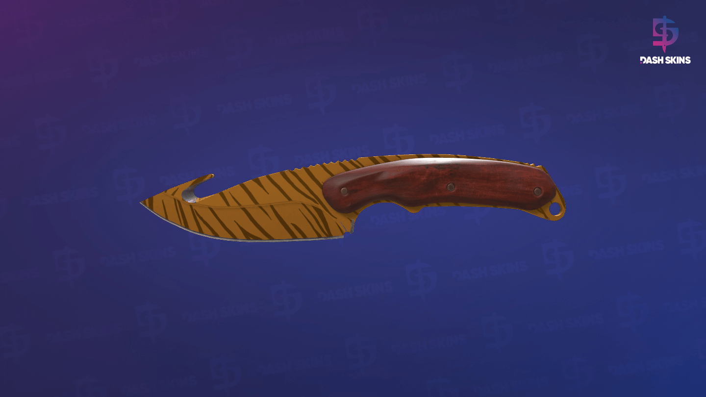 ★ Gut Knife | Tiger Tooth (Factory New) - Backside Screenshot