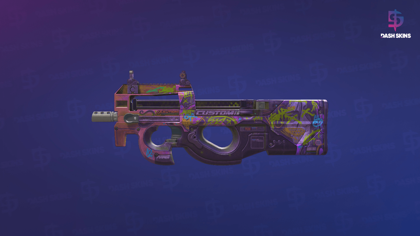 P90 | Neoqueen (Battle-Scarred) - Frontside Screenshot